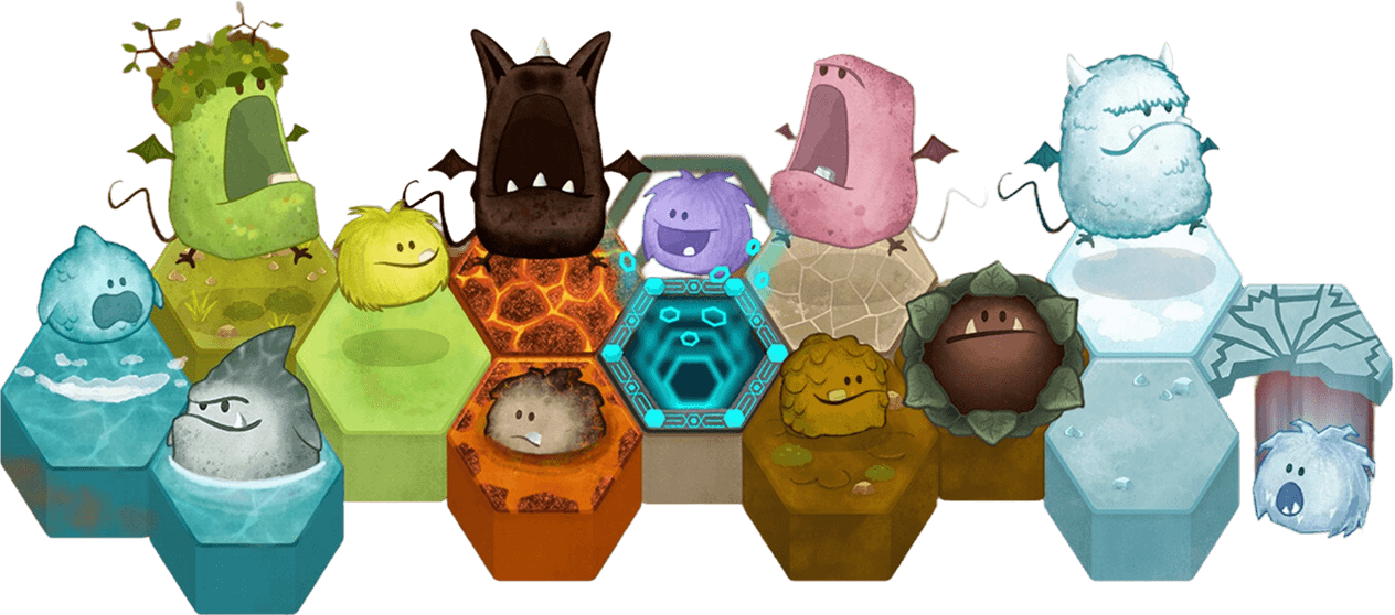 Many different characters